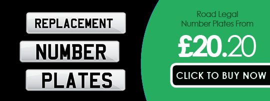 Replacement Number Plates and Road Legal Number Plates for Cars and Bikes